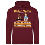 Reiter Mama, halte nur das Pferd - Personalisierbarer Hoodie (Unisex)