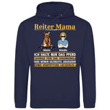 Reiter Mama, halte nur das Pferd - Personalisierbarer Hoodie (Unisex)