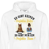 Perfektes Reiter Team - Personalisierbarer Hoodie (Unisex)