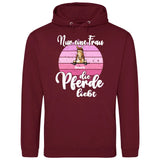 Frau die Pferde liebt - Personalisierbarer Hoodie (Unisex)