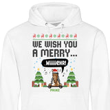 We wish you a merry wiiiiiehr - Personalisierbarer Hoodie (Unisex)