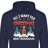 All I want for Christmas - Personalisierbarer Hoodie (Unisex)