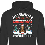 All I want for Christmas - Personalisierbarer Hoodie (Unisex)