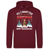 All I want for Christmas - Personalisierbarer Hoodie (Unisex)