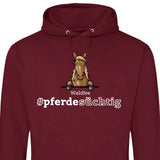 Pferdesüchtig - Personalisierbarer Hoodie (Unisex)