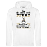 Ja ich rieche nach Pferd - Personalisierbarer Hoodie (Unisex)