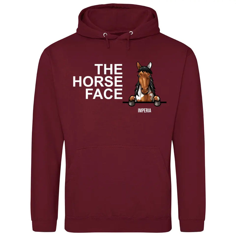 The Horse Face - Personalisierbarer Hoodie (Unisex)