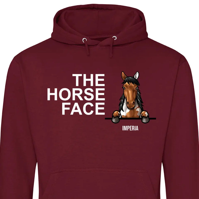 The Horse Face - Personalisierbarer Hoodie (Unisex)