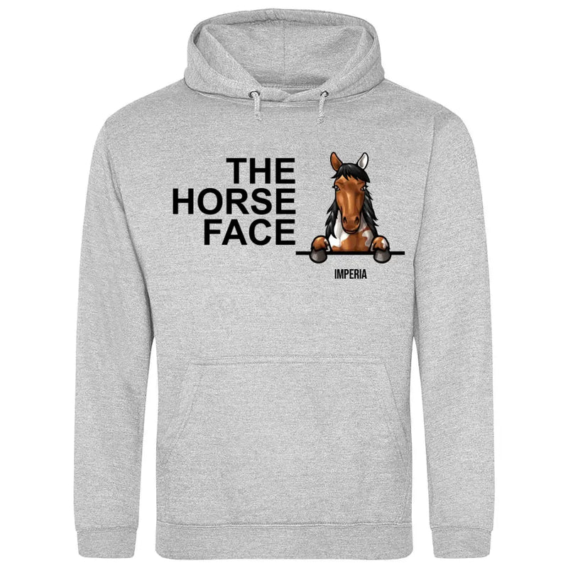 The Horse Face - Personalisierbarer Hoodie (Unisex)