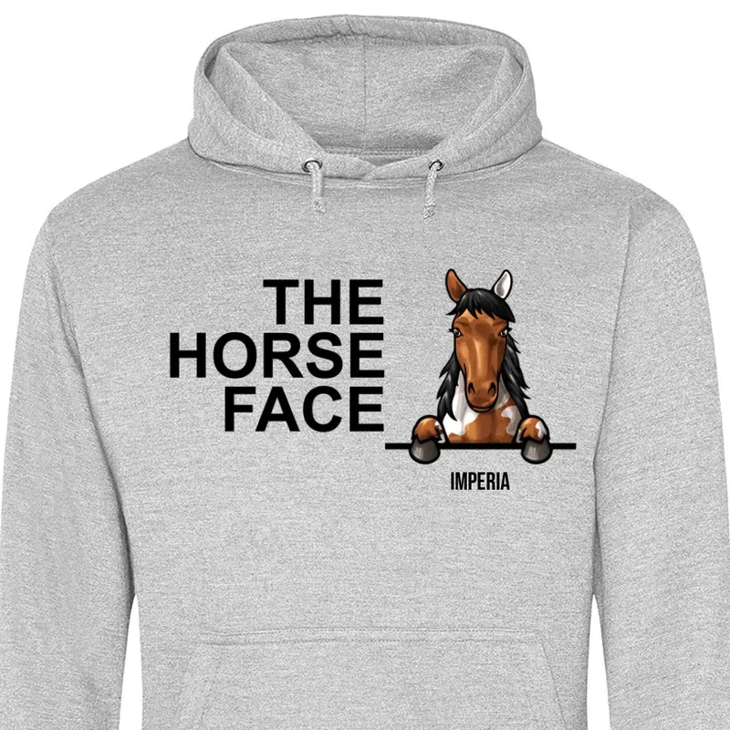 The Horse Face - Personalisierbarer Hoodie (Unisex)