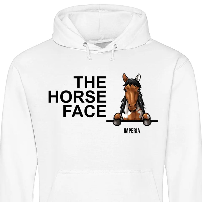 The Horse Face - Personalisierbarer Hoodie (Unisex)