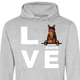 Love - Personalisierbarer Hoodie (Unisex)