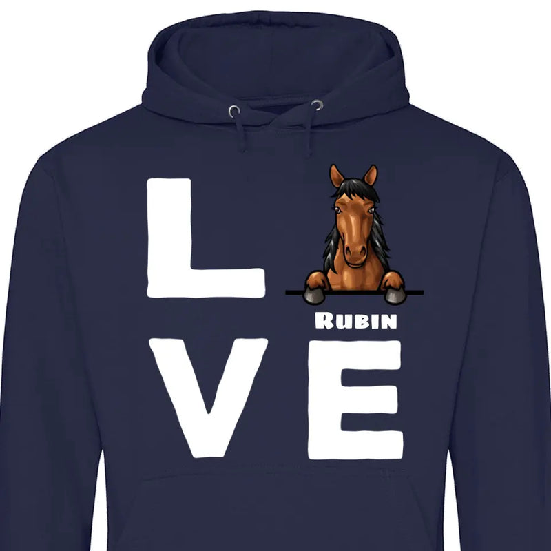 Love - Personalisierbarer Hoodie (Unisex)