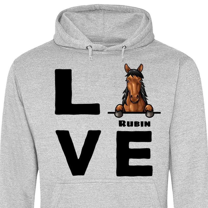 Love - Personalisierbarer Hoodie (Unisex)