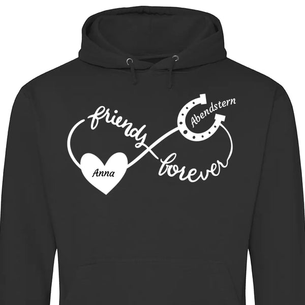 Friends Forever - Personalisierbarer Hoodie (Unisex)