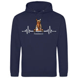 Herzschlag Pferd - Personalisierbarer Hoodie (Unisex)