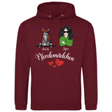 Pferdemädchen - Personalisierbarer Hoodie (Unisex)