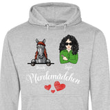 Pferdemädchen - Personalisierbarer Hoodie (Unisex)