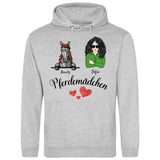 Pferdemädchen - Personalisierbarer Hoodie (Unisex)