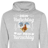 Eigenes Foto Herz - Personalisierbarer Hoodie (Unisex)