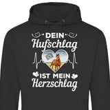 Eigenes Foto Herz - Personalisierbarer Hoodie (Unisex)