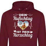 Eigenes Foto Herz - Personalisierbarer Hoodie (Unisex)