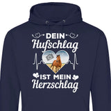 Eigenes Foto Herz - Personalisierbarer Hoodie (Unisex)