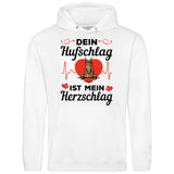 Dein Hufschlag ist mein Herzschlag - Personalisierbarer Hoodie (Unisex)