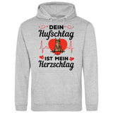 Dein Hufschlag ist mein Herzschlag - Personalisierbarer Hoodie (Unisex)