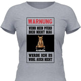 Warnung - Personalisierbares T-Shirt