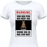 Warnung - Personalisierbares T-Shirt