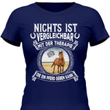 Pferde Therapie eigenes Foto - Personalisierbares T-Shirt