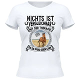 Pferde Therapie eigenes Foto - Personalisierbares T-Shirt