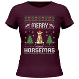 Merry Horsemas - Personalisierbares T-Shirt