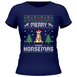 Merry Horsemas - Personalisierbares T-Shirt