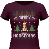 Merry Horsemas - Personalisierbares T-Shirt