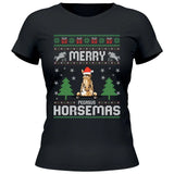 Merry Horsemas - Personalisierbares T-Shirt