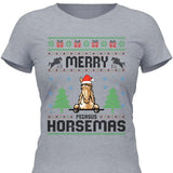 Merry Horsemas - Personalisierbares T-Shirt