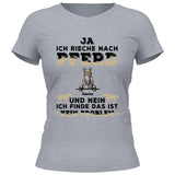 Ja ich rieche nach Pferd - Personalisierbares T-Shirt