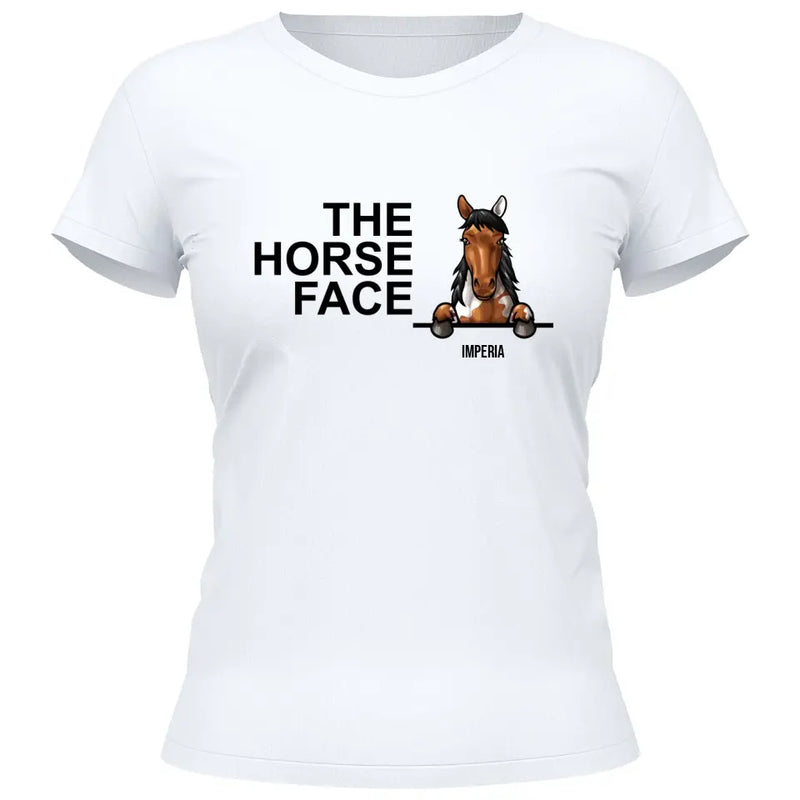 The Horse Face - Personalisierbares T-Shirt