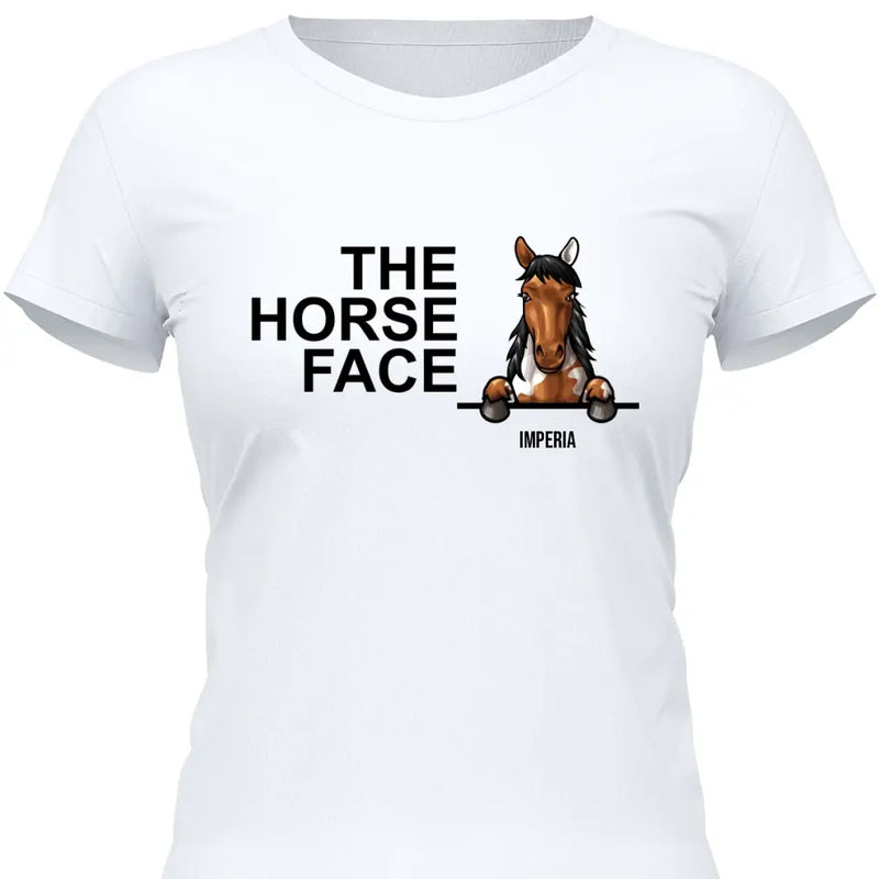 The Horse Face - Personalisierbares T-Shirt