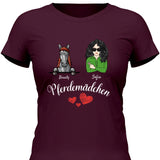 Pferdemädchen - Personalisierbares T-Shirt