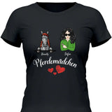 Pferdemädchen - Personalisierbares T-Shirt