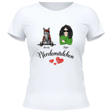 Pferdemädchen - Personalisierbares T-Shirt