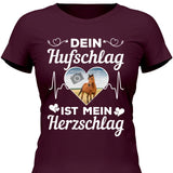 Eigenes Foto Herz - Personalisierbares T-Shirt