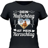 Eigenes Foto Herz - Personalisierbares T-Shirt