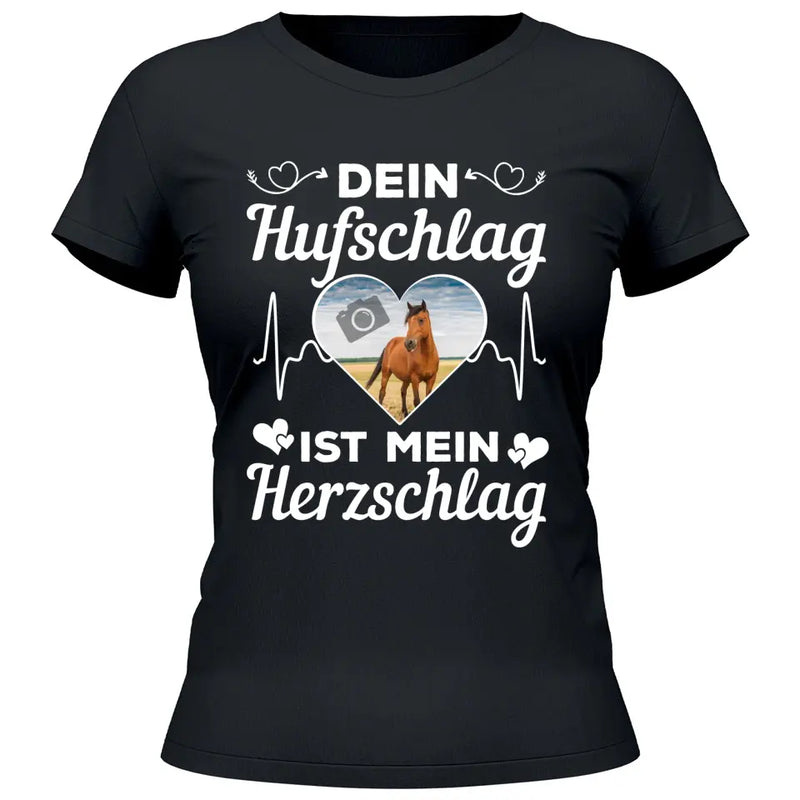 Eigenes Foto Herz - Personalisierbares T-Shirt