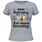 Eigenes Foto Herz - Personalisierbares T-Shirt