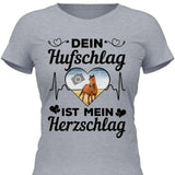 Eigenes Foto Herz - Personalisierbares T-Shirt