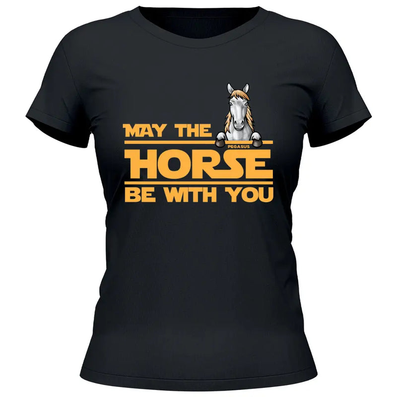May the Horse be with you - Personalisierbares T-Shirt